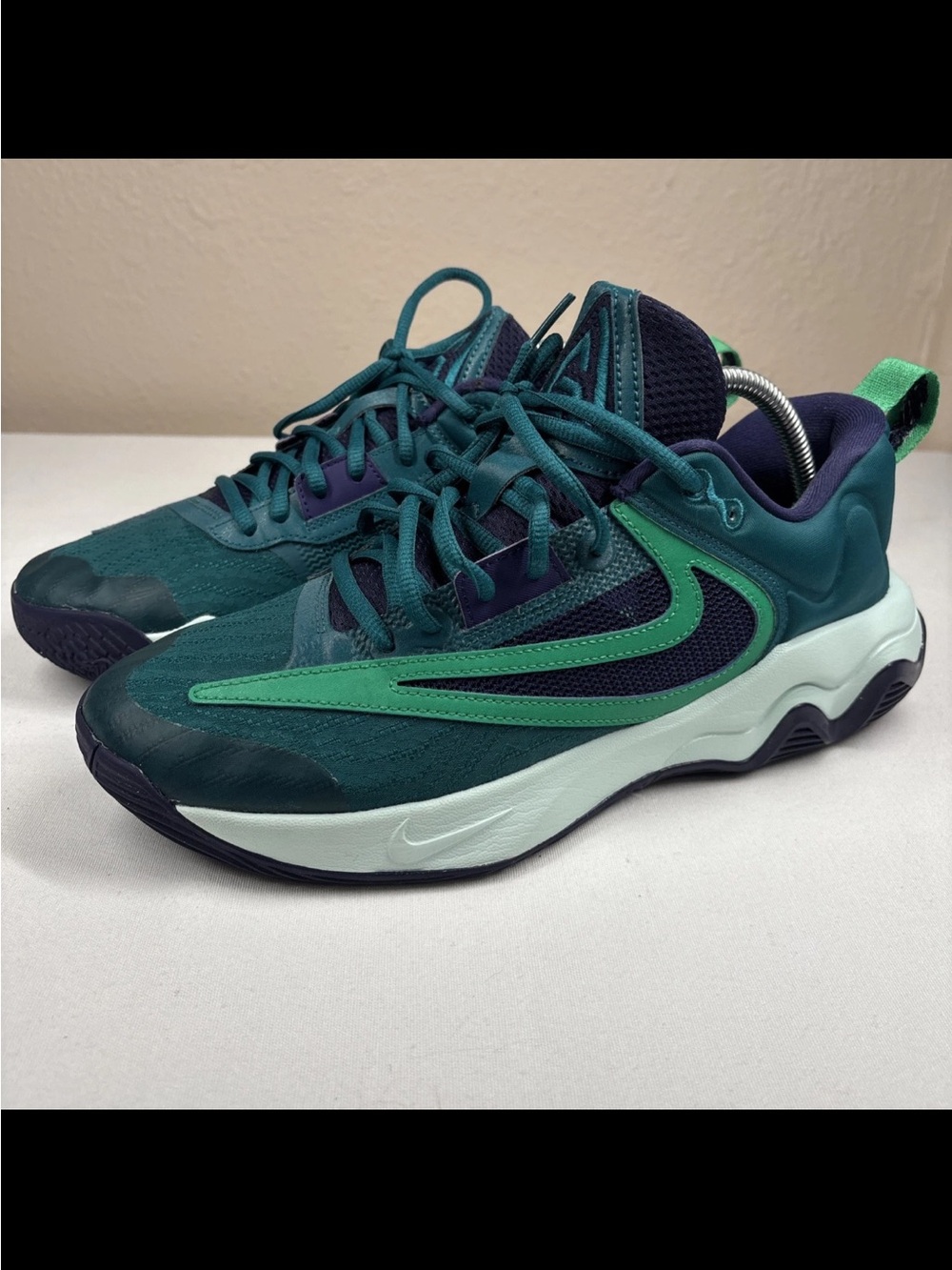 Nike Giannis Immortality 3 Men’s Size 9 Basketball Shoes Blue Green DZ7533-301